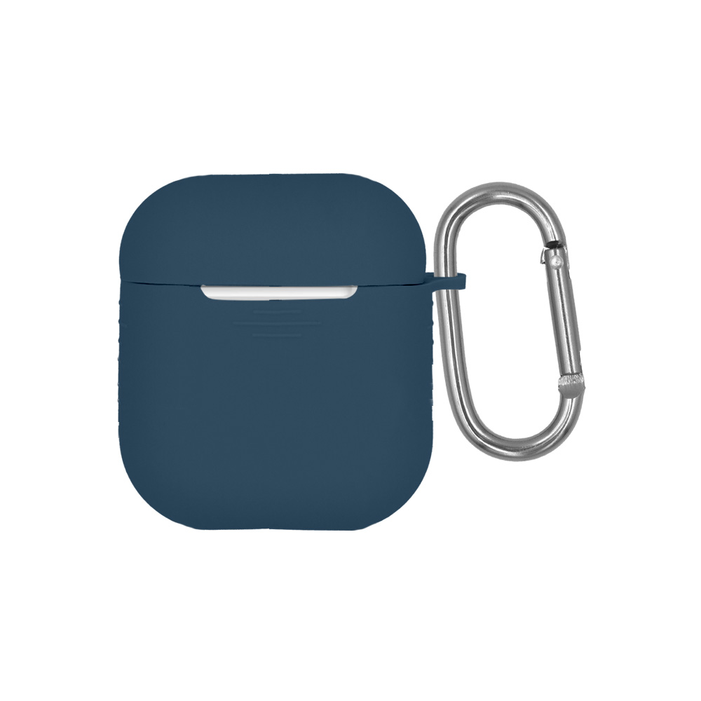 Θήκη Σιλικόνης Sonique Color για AirPods 1/2 Μπλέ