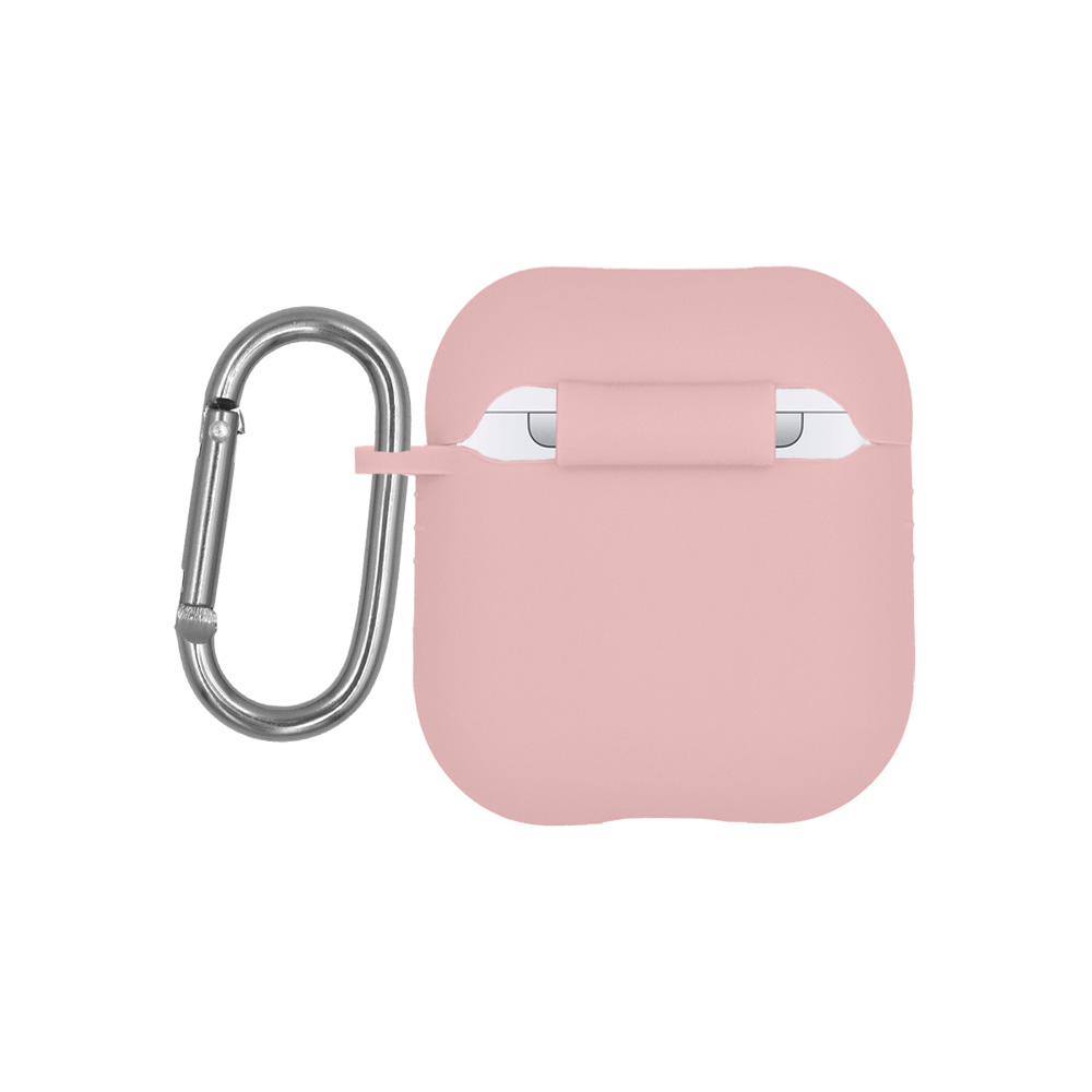 Θήκη Σιλικόνης Sonique Color για AirPods 1/2 Ροζ