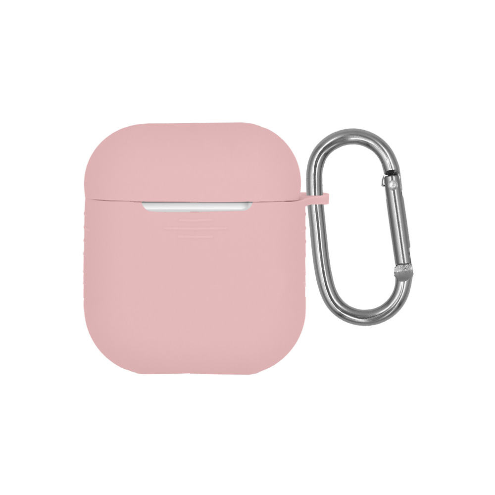 Θήκη Σιλικόνης Sonique Color για AirPods 1/2 Ροζ