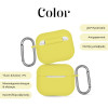 Θήκη Σιλικόνης Sonique Color για AirPods 3 Κίτρινο
