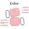Θήκη Σιλικόνης Sonique Color για AirPods 3 Ροζ