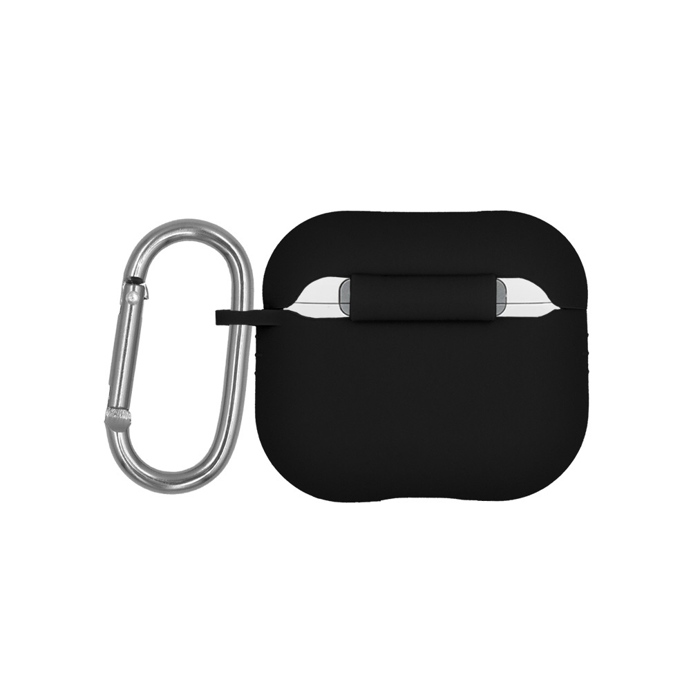 Θήκη Σιλικόνης Sonique Color για AirPods 4 Μαύρο