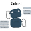 Θήκη Σιλικόνης Sonique Color για AirPods 4 Μπλέ