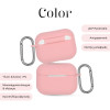Θήκη Σιλικόνης Sonique Color για AirPods Pro 3 Ροζ