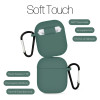 Θήκη Σιλικόνης Sonique Soft Touch για AirPods 1/2 Πράσινο