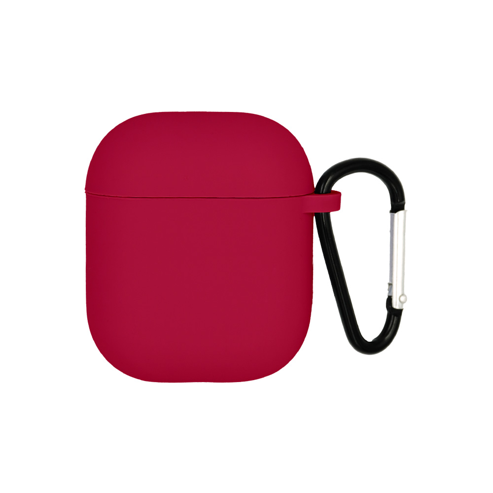 Θήκη Σιλικόνης Sonique Soft Touch για AirPods 1/2 Κόκκινο
