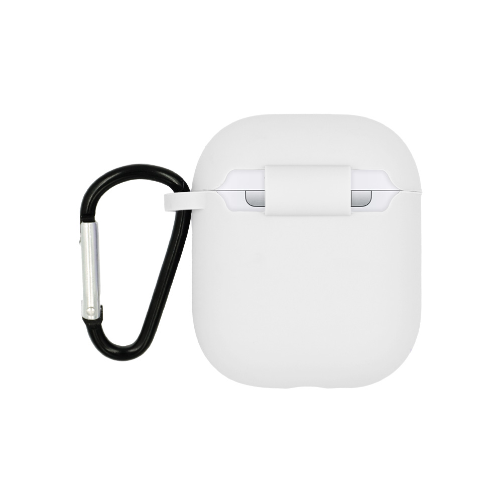 Θήκη Σιλικόνης Sonique Soft Touch για AirPods 1/2 Λευκό