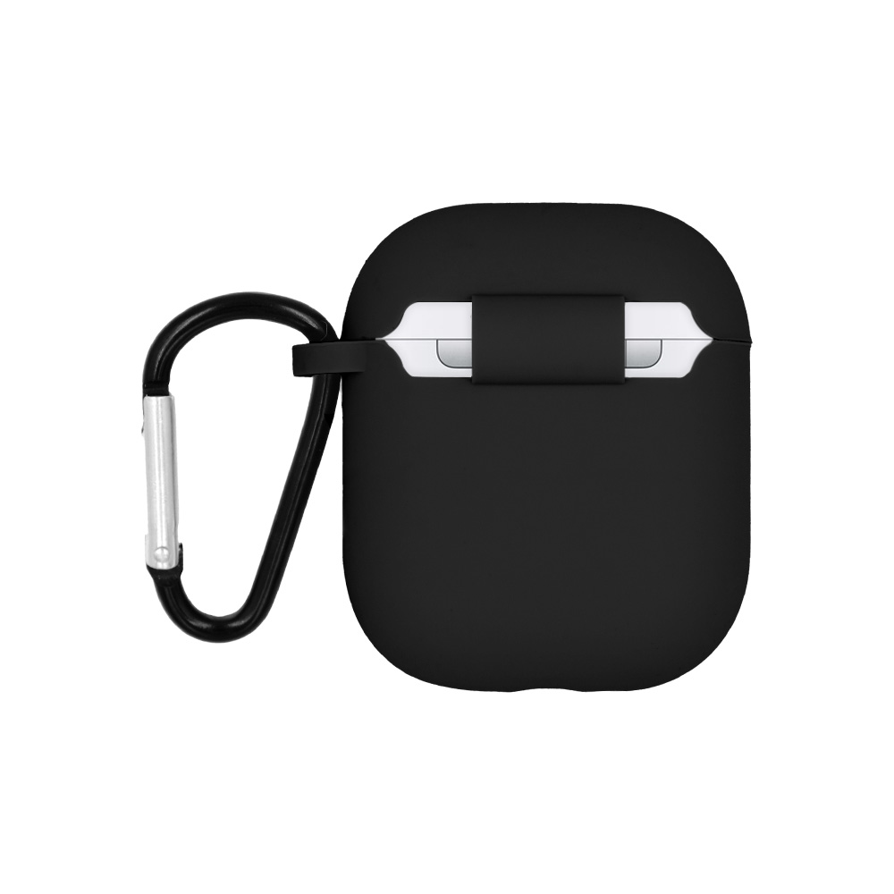 Θήκη Σιλικόνης Sonique Soft Touch για AirPods 1/2 Μαύρο