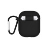 Θήκη Σιλικόνης Sonique Soft Touch για AirPods 1/2 Μαύρο