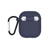 Θήκη Σιλικόνης Sonique Soft Touch για AirPods 1/2 Μπλε Σκούρο