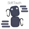 Θήκη Σιλικόνης Sonique Soft Touch για AirPods 1/2 Μπλε Σκούρο