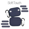 Θήκη Σιλικόνης Sonique Soft Touch για AirPods Pro Μπλε Σκούρο