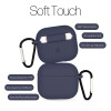 Θήκη Σιλικόνης Sonique Soft Touch για AirPods 3 Μπλε Σκούρο