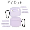 Θήκη Σιλικόνης Sonique Soft Touch για AirPods 4 Λιλά