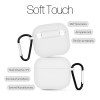 Θήκη Σιλικόνης Sonique Soft Touch για AirPods 4 Λευκό