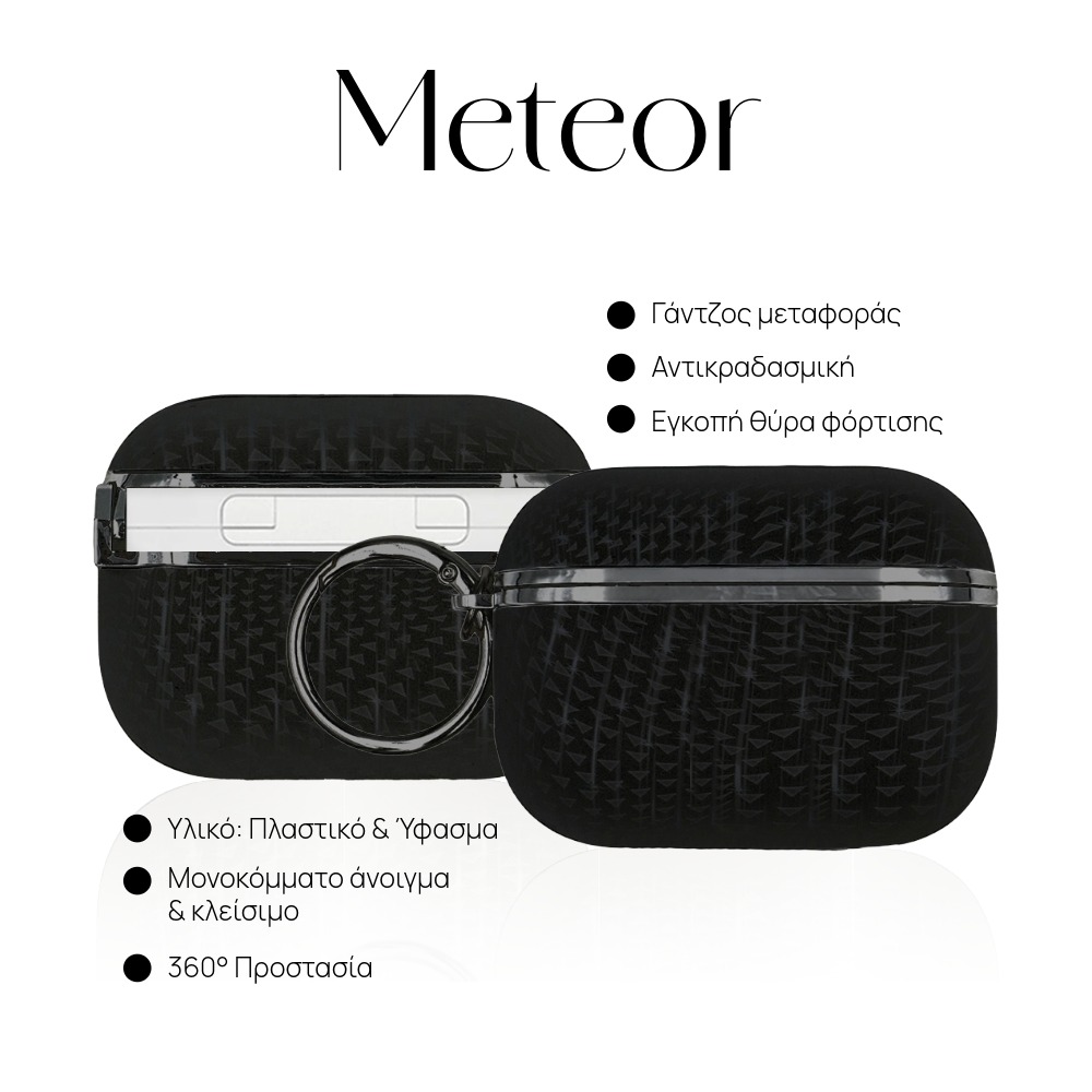 Θήκη Sonique Meteor για AirPods Pro Μαύρο