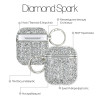Θήκη Sonique Diamond Sparkle για AirPods 1/2 Ασημί