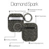 Θήκη Sonique Diamond Sparkle για AirPods 1/2 Ανθρακί