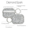 Θήκη Sonique Diamond Sparkle για AirPods Pro 3 Ασημί
