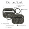 Θήκη Sonique Diamond Sparkle για AirPods Pro 3 Ανθρακί