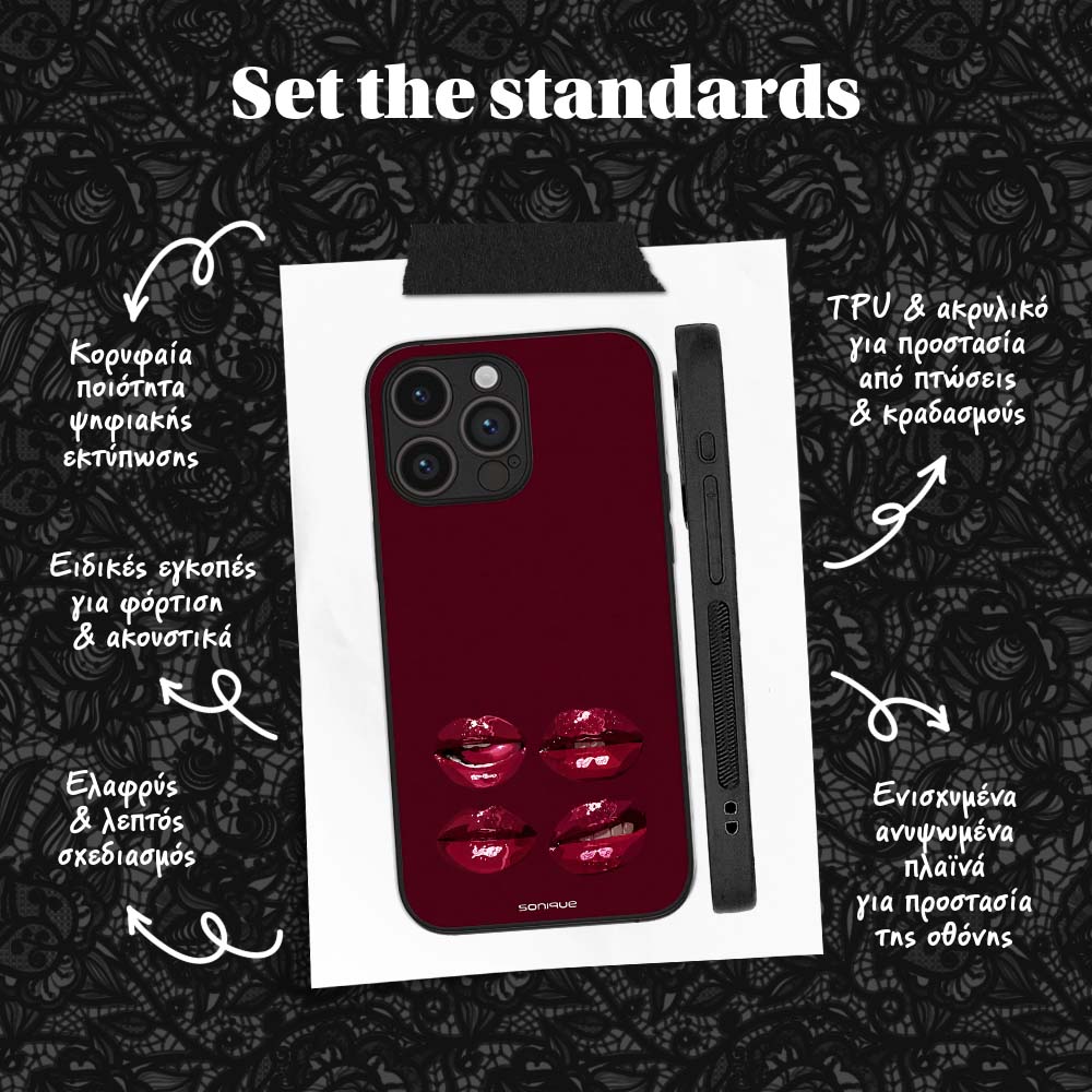 Θήκη Sonique DIVA Series για Huawei Mate 20 Lite Κόκκινα Χείλη