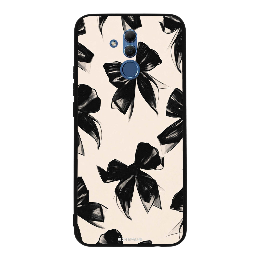 Θήκη Sonique DIVA Series για Huawei Mate 20 Lite Μαύρα Φιογκάκια