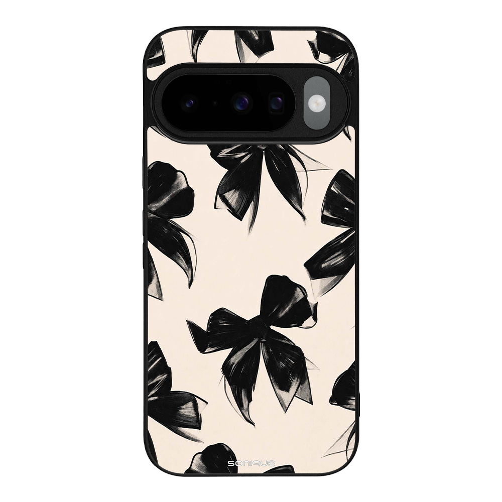Θήκη Sonique DIVA Series για Google Pixel 10 5G / Pixel 10 Pro 5G Μαύρα Φιογκάκια