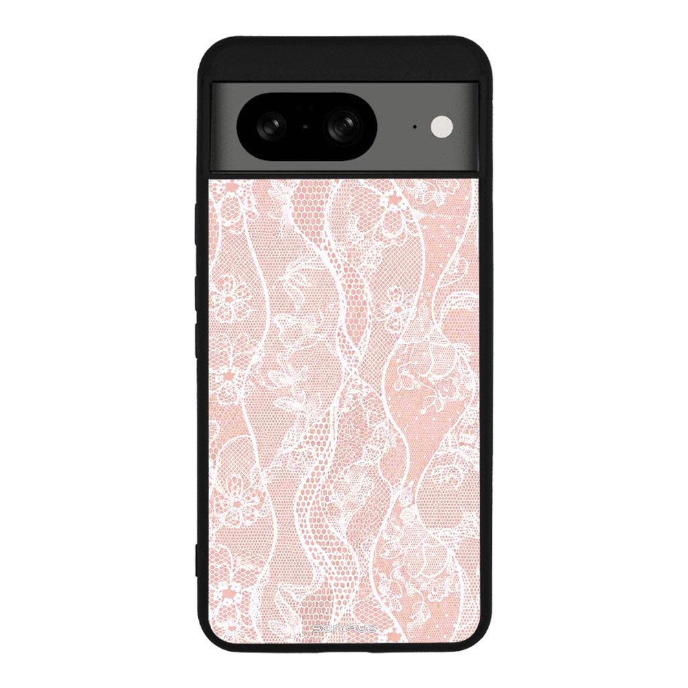 Θήκη Sonique DIVA Series για Google Pixel 8 5G Ροζ Δαντέλα