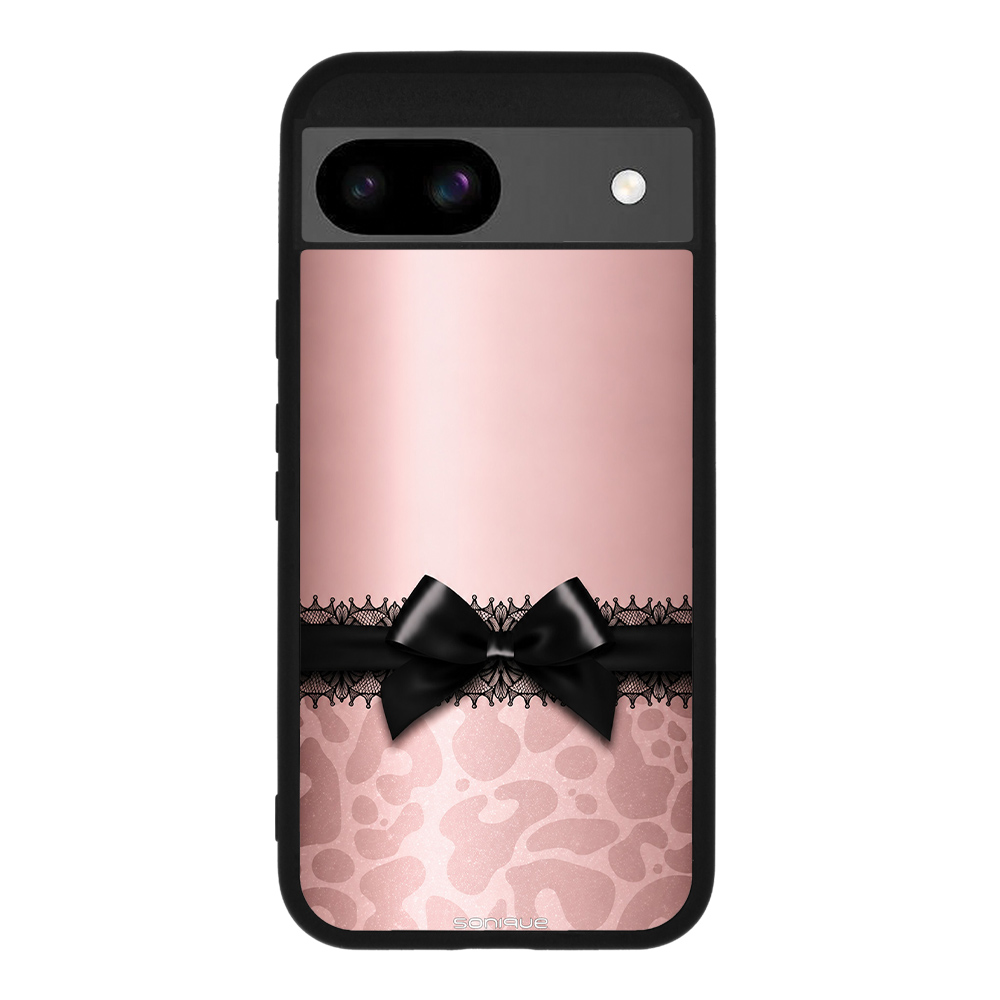 Θήκη Sonique DIVA Series για Google Pixel 8a 5G Λεοπάρ Φιόγκος – Ροζ