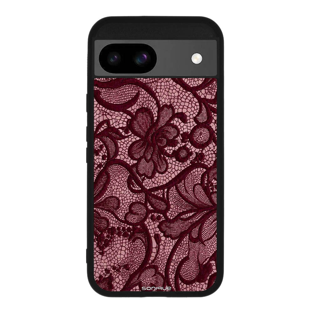 Θήκη Sonique DIVA Series για Google Pixel 8a 5G Μπορντό Δαντέλα