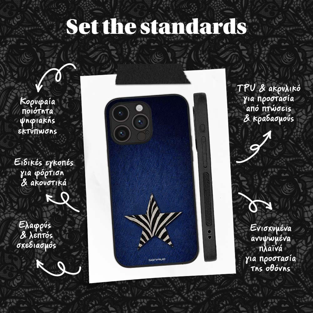 Θήκη Sonique DIVA Series για Google Pixel 9 Pro 5G Denim Zebra
