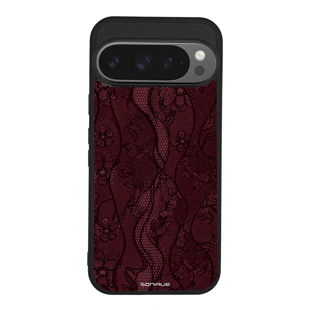 Θήκη Sonique DIVA Series για Google Pixel 9 Pro 5G Βουργουνδί Δαντέλα