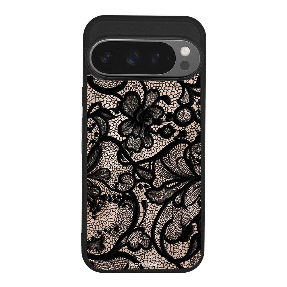 Θήκη Sonique DIVA Series για Google Pixel 9 Pro 5G Μαύρη Δαντέλα