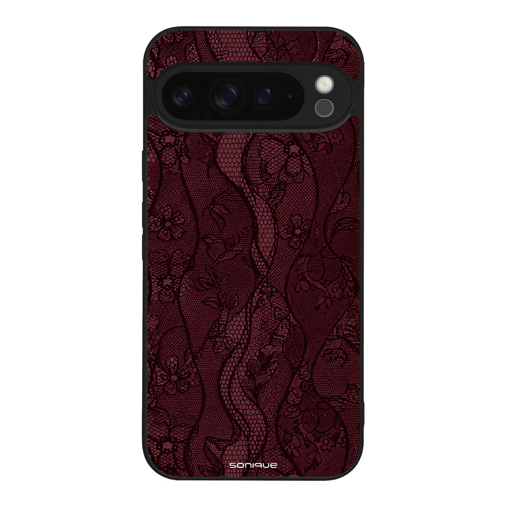 Θήκη Sonique DIVA Series για Google Pixel 9 Pro XL 5G Βουργουνδί Δαντέλα