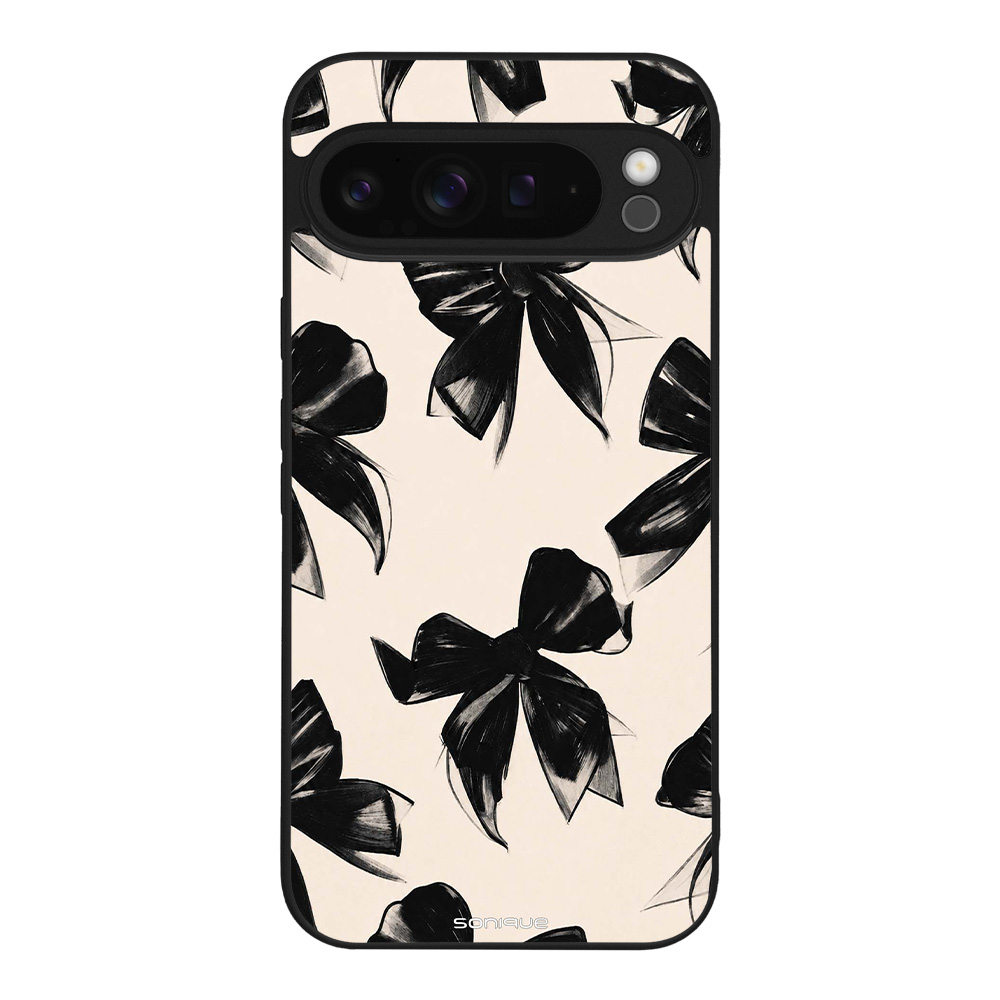 Θήκη Sonique DIVA Series για Google Pixel 9 Pro XL 5G Μαύρα Φιογκάκια