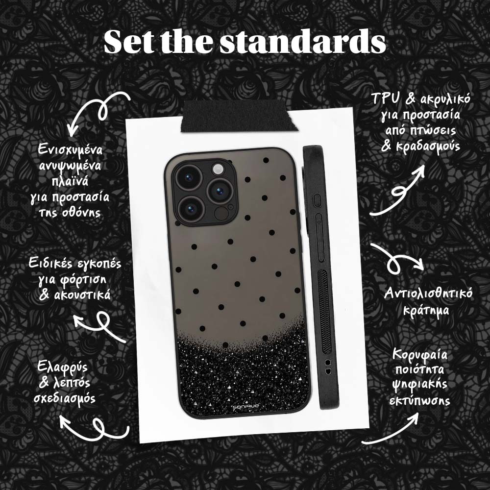 Θήκη Sonique DIVA Series για Google Pixel 9 Pro XL 5G Πουά Γκλίτερ
