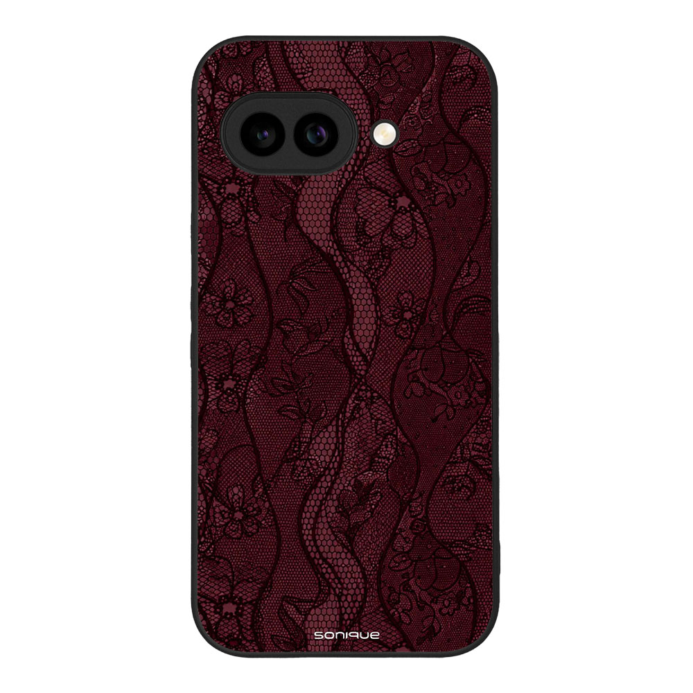 Θήκη Sonique DIVA Series για Google Pixel 9a 5G Βουργουνδί Δαντέλα