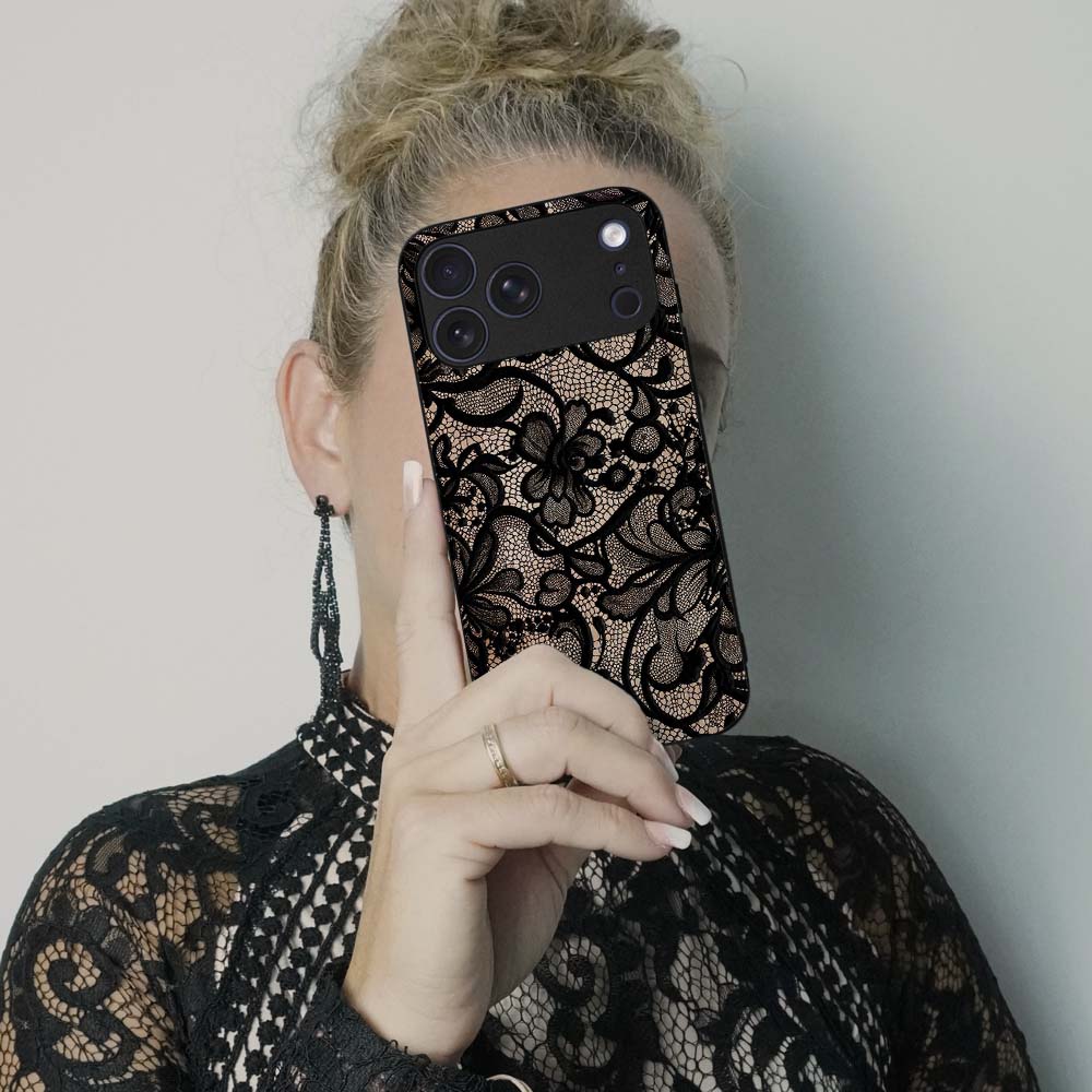 Θήκη Sonique DIVA Series για VIVO Y01 4G Μαύρη Δαντέλα