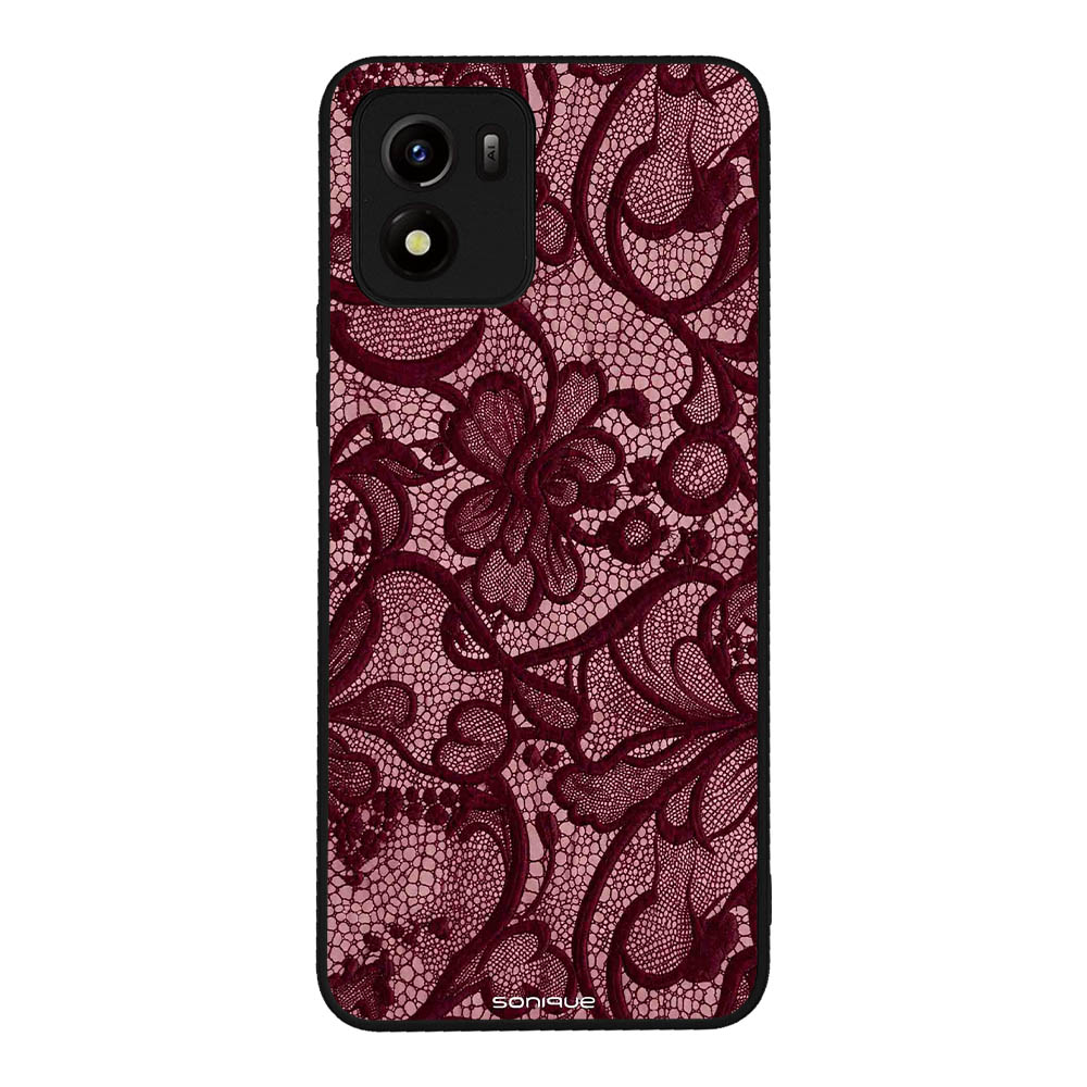 Θήκη Sonique DIVA Series για VIVO Y01 4G Μπορντό Δαντέλα