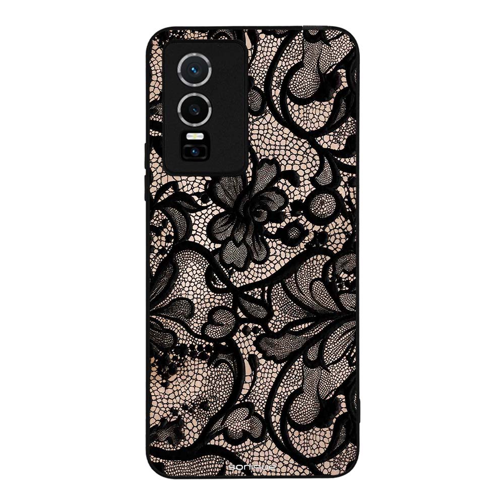 Θήκη Sonique DIVA Series για VIVO Y74s / VIVO Y76 5G Μαύρη Δαντέλα