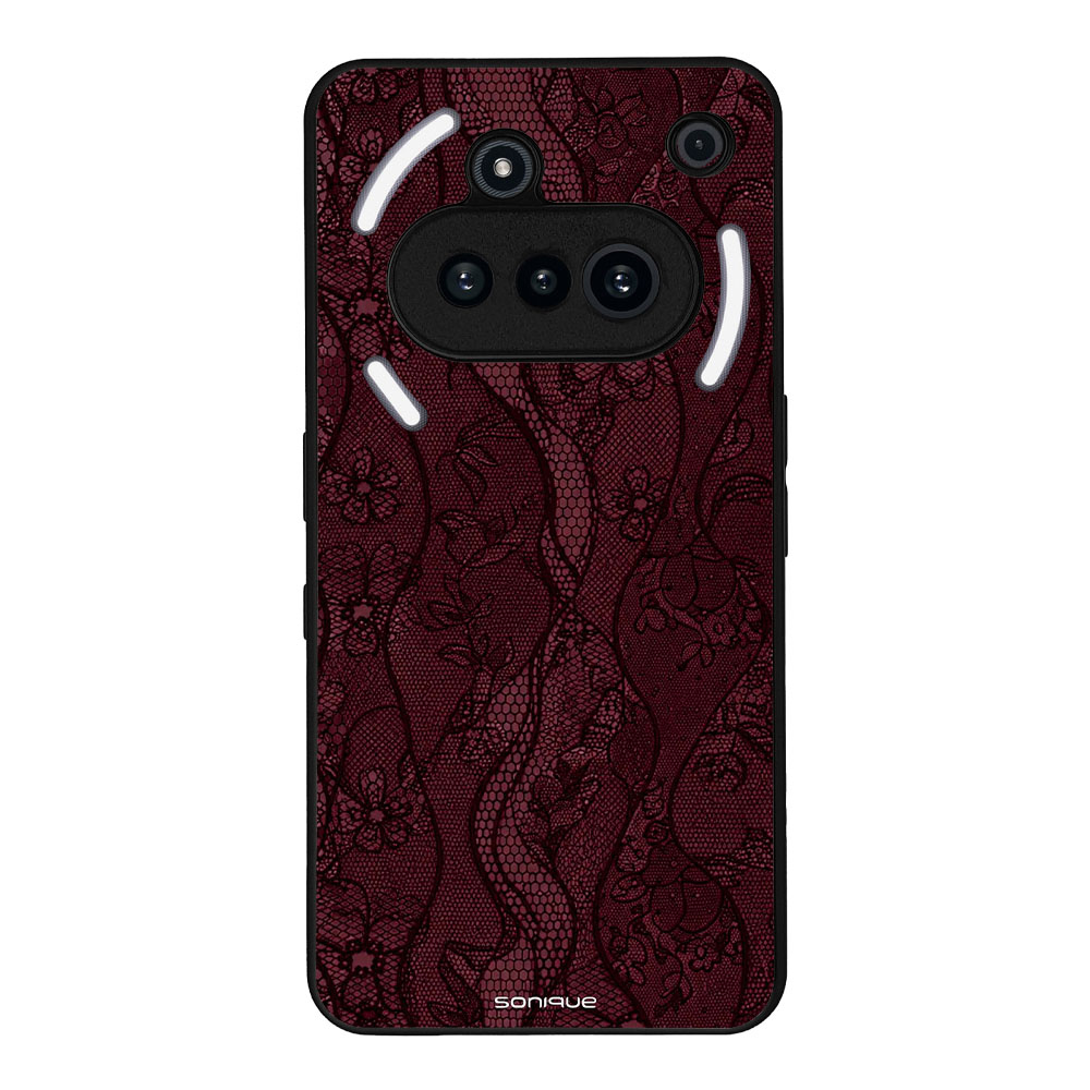 Θήκη Sonique DIVA Series για Nothing Phone 3a Βουργουνδί Δαντέλα