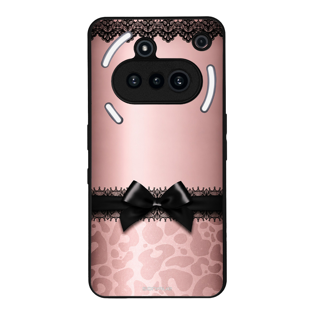 Θήκη Sonique DIVA Series για Nothing Phone 3a Λεοπάρ Φιόγκος – Ροζ
