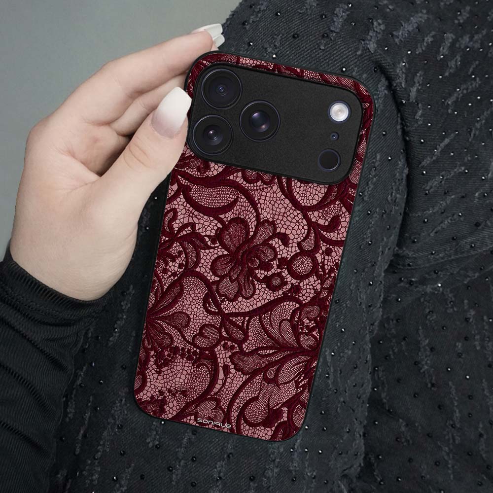 Θήκη Sonique DIVA Series για Nothing Phone 3a Μπορντό Δαντέλα