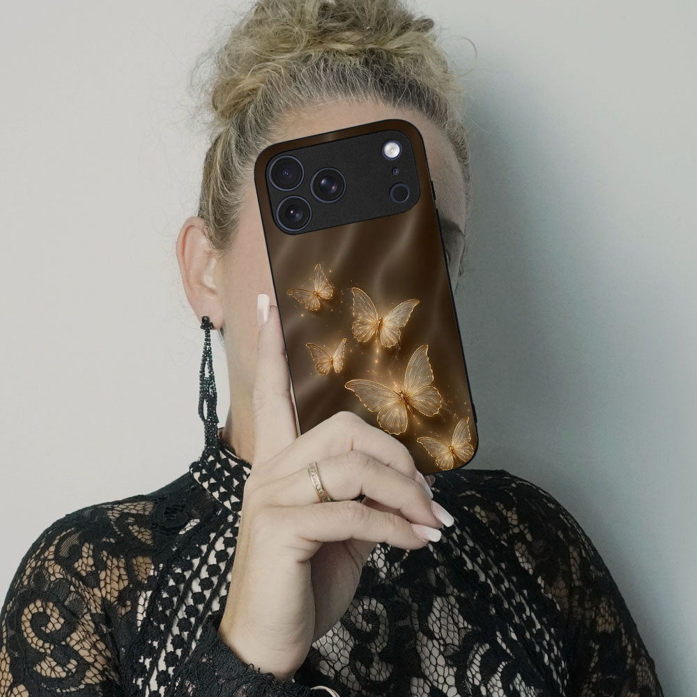 Θήκη Sonique DIVA Series για Nothing Phone 3a Χρυσές Πεταλούδες