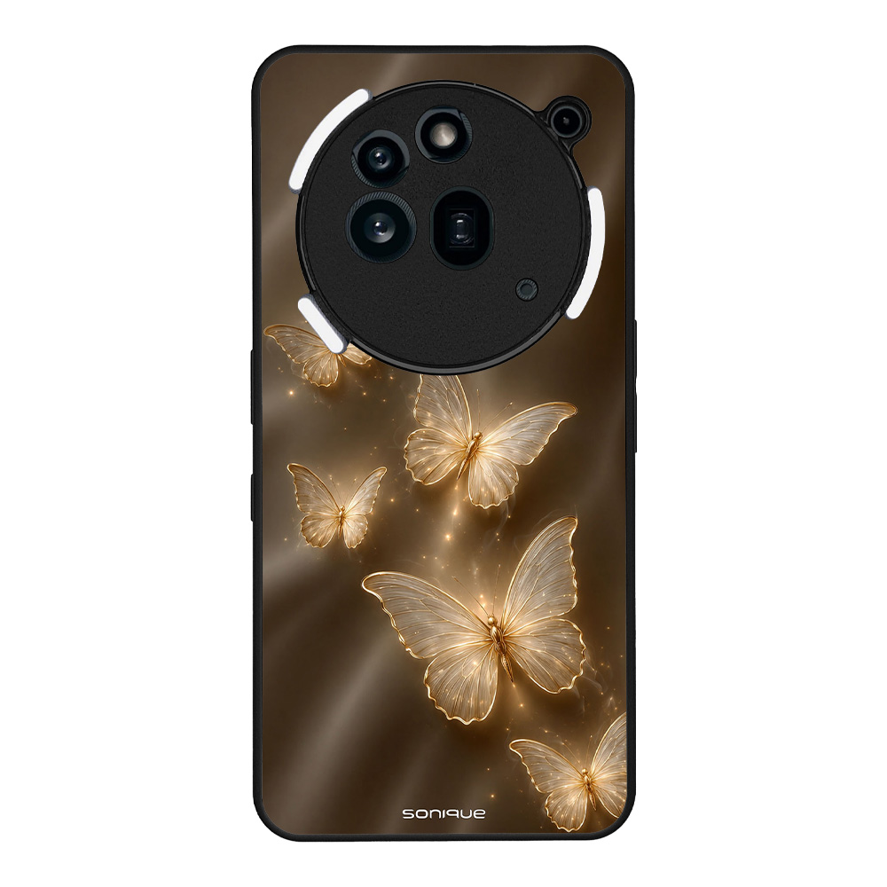 Θήκη Sonique DIVA Series για Nothing Phone 3a Pro Χρυσές Πεταλούδες