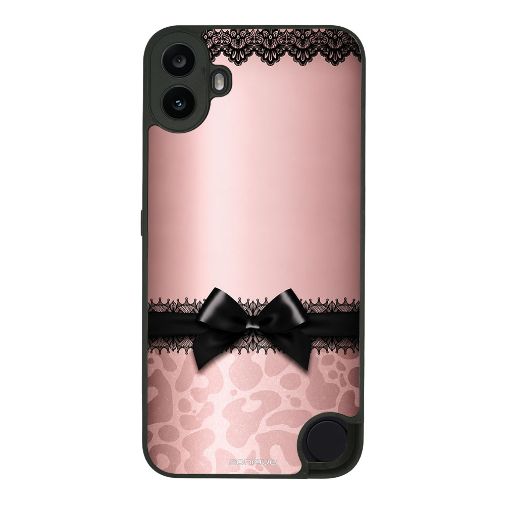 Θήκη Sonique DIVA Series για Nothing CMF Phone 1 5G Λεοπάρ Φιόγκος – Ροζ