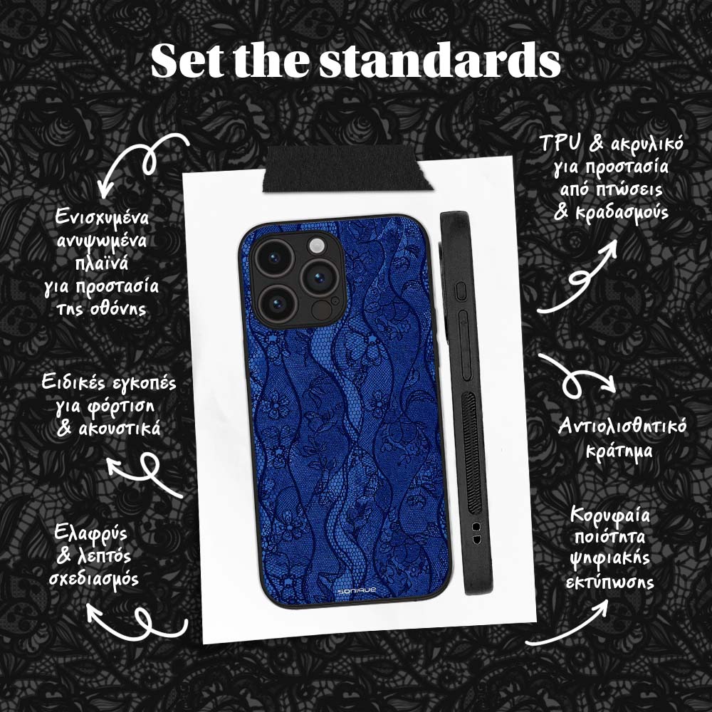 Θήκη Sonique DIVA Series για Nothing CMF Phone 1 5G Μπλε Δαντέλα