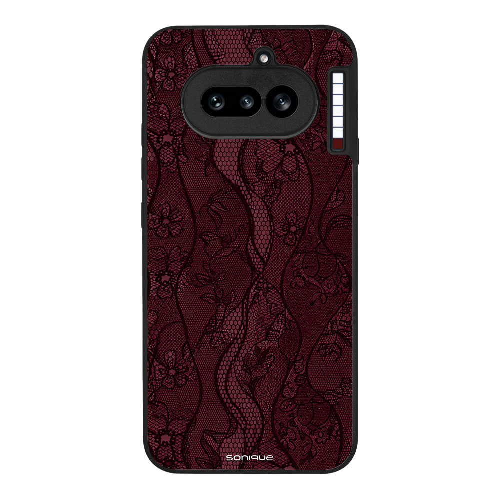 Θήκη Sonique DIVA Series για Nothing Phone 4a Βουργουνδί Δαντέλα