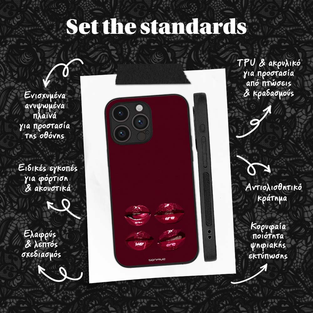 Θήκη Sonique DIVA Series για Nothing Phone 4a Κόκκινα Χείλη
