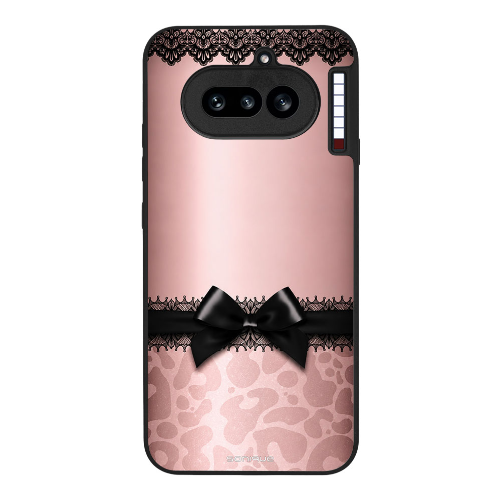 Θήκη Sonique DIVA Series για Nothing Phone 4a Λεοπάρ Φιόγκος – Ροζ